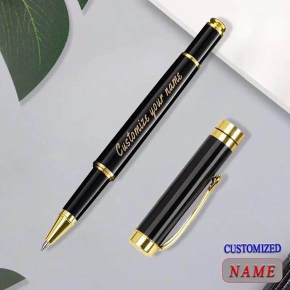 Other | Customizedpersonalized Gold Engraved Pen | Poshmark